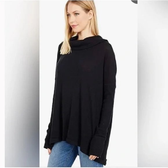 SALE Free People NWT Juicy Long Sleeve Cowl Neck Top Retail $88 - Picture 3 of 6